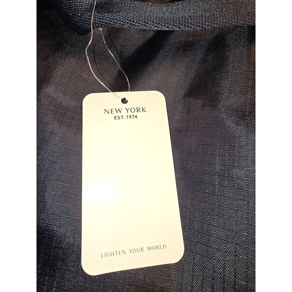 Trendy Preppy LeSportSac Black Nylon Large Tote Weekender Shoulder Bag NEW - Picture 7 of 8